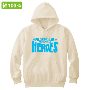 レギュラーかぶりパーカー